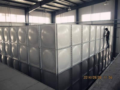 桂东玻璃钢拼装水箱